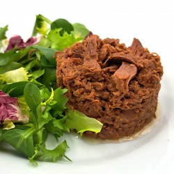 Effiloché de canard assaisoné